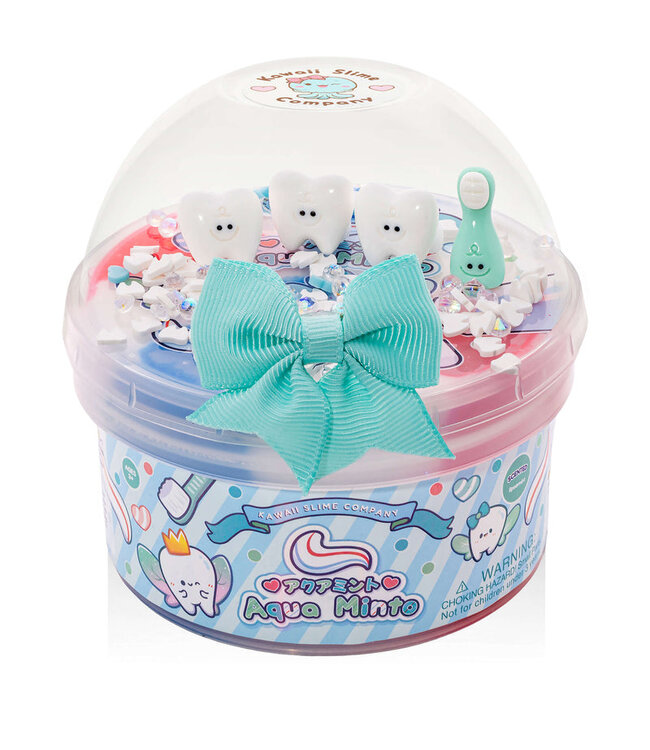 KAWAII SLIME COMPANY SLIME - AQUA MINTO TRANSPARENT