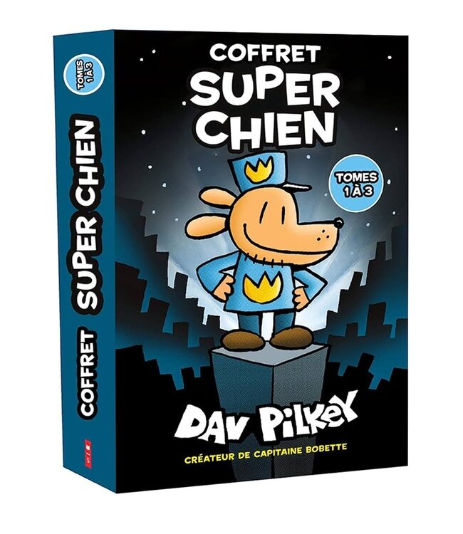 SCHOLASTIC COFFRET DE LIVRES SUPER CHIEN - TOMES 1 À 3