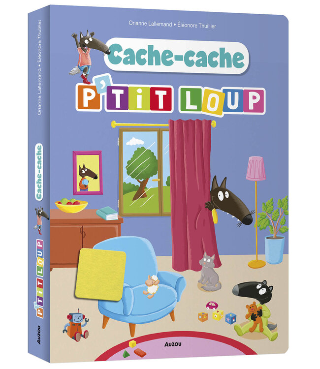 AUZOU LIVRE À FLAPS - CACHE-CACHE P'TIT LOUP