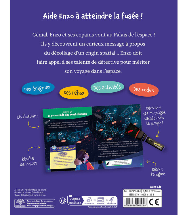 AUZOU LIVRE - MES PREMIÈRES ENQUÊTES: DANS l'ESPACE