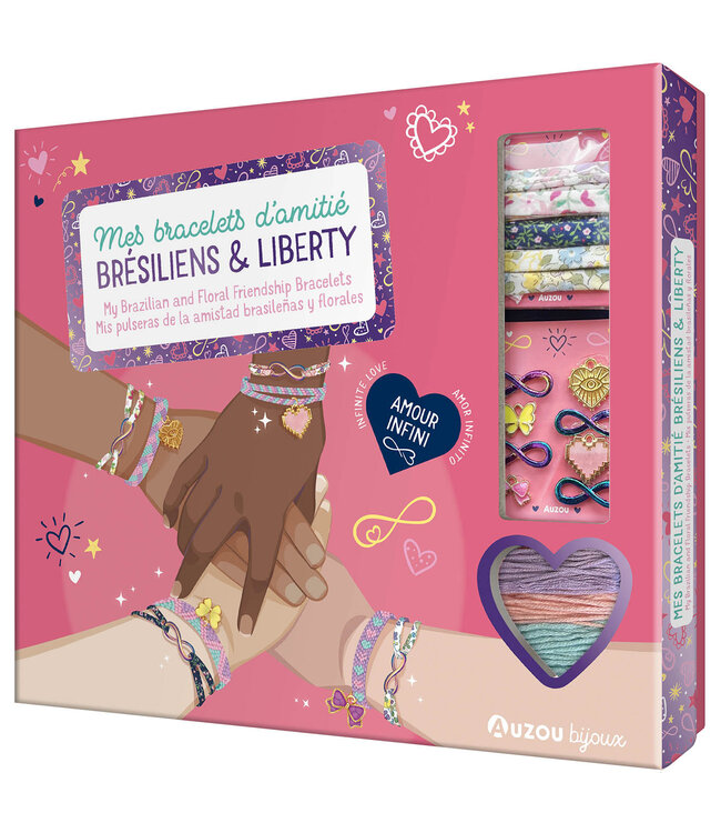 AUZOU MES BRACELETS D'AMITIÉ - BRÉSILIENS & LIBERTY