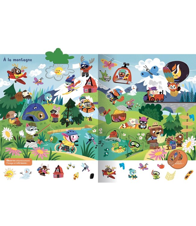 AUZOU MON CHERCHE ET TROUVE SURPRISE - CHEZ LES ANIMAUX