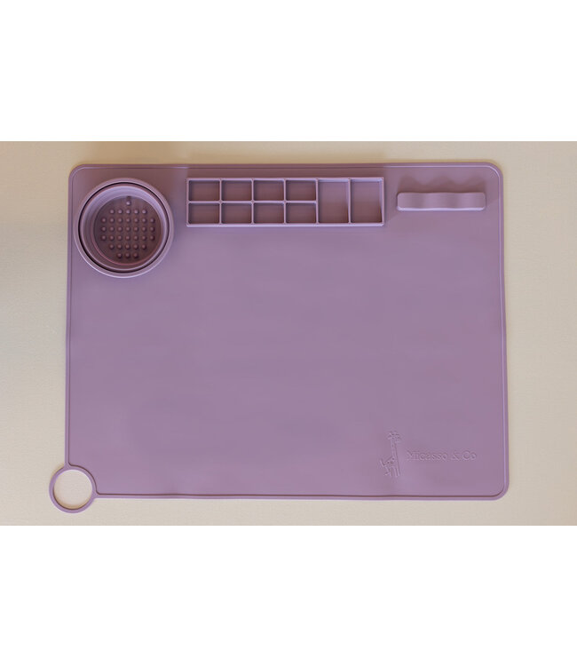 MICASSO & CO NAPPERON D'ARTISTE EN SILICONE - LAVANDE
