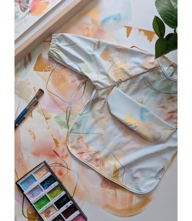 MICASSO & CO BAVETTE MANCHES LONGUES - BRUME DOUCE (6-24 MOIS)