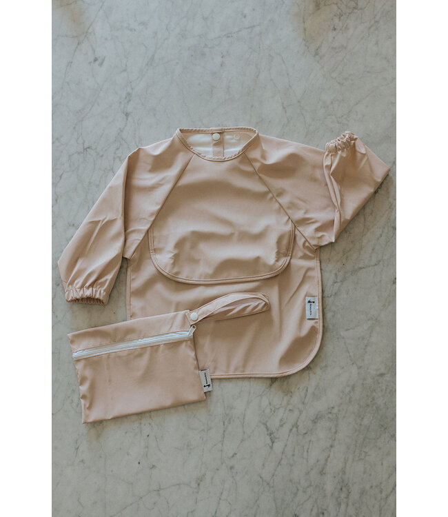 MICASSO & CO BAVETTE MANCHES LONGUES - ROSE BALLERINE (6-24 MOIS)