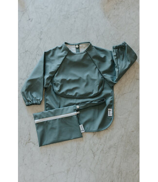 MICASSO & CO BAVETTE MANCHES LONGUES - BLEU MAJESTUEUX