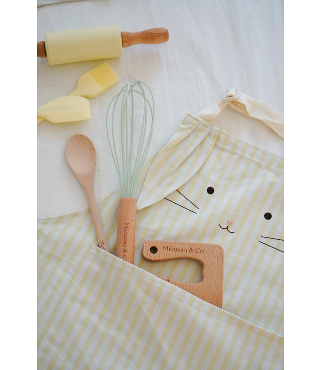 MICASSO & CO TABLIER DE CUISINE - LAPIN MIEL (2+)