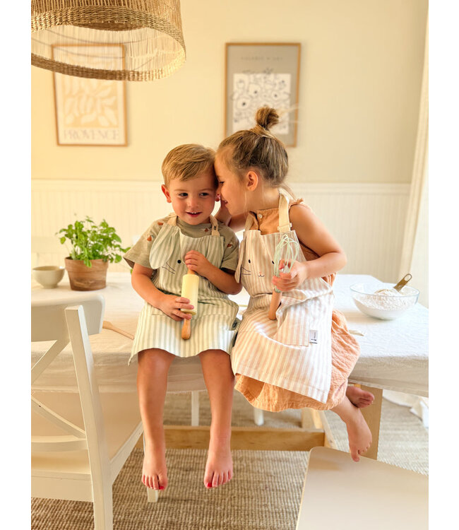 MICASSO & CO TABLIER DE CUISINE - LAPIN SAUGE (2+)