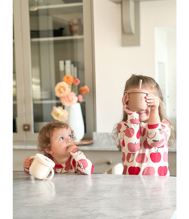 MICASSO & CO TASSE D'APPRENTISSAGE 2 EN 1 - BLANC CRÈME