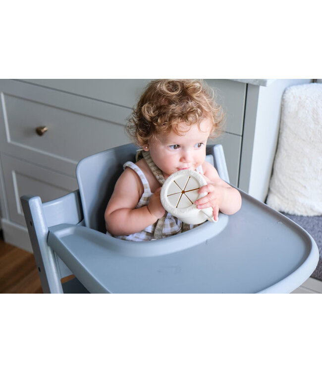 MICASSO & CO TASSE D'APPRENTISSAGE 2 EN 1 - BLANC CRÈME