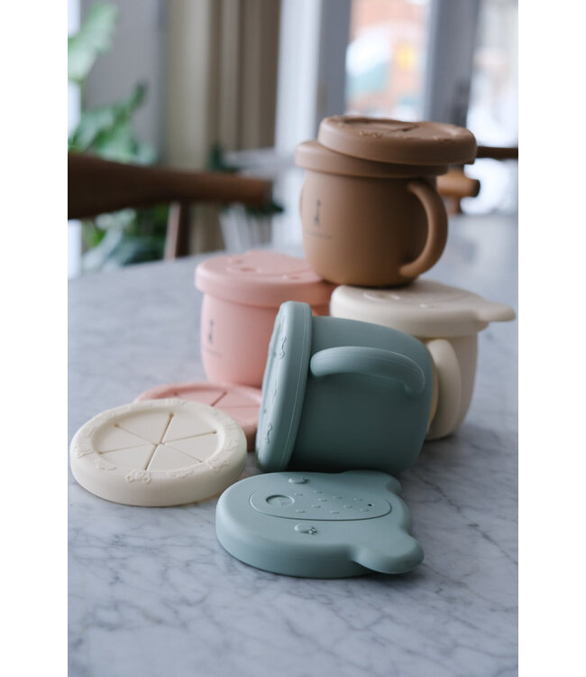 MICASSO & CO TASSE D'APPRENTISSAGE 2 EN 1 - VERT TENDRE