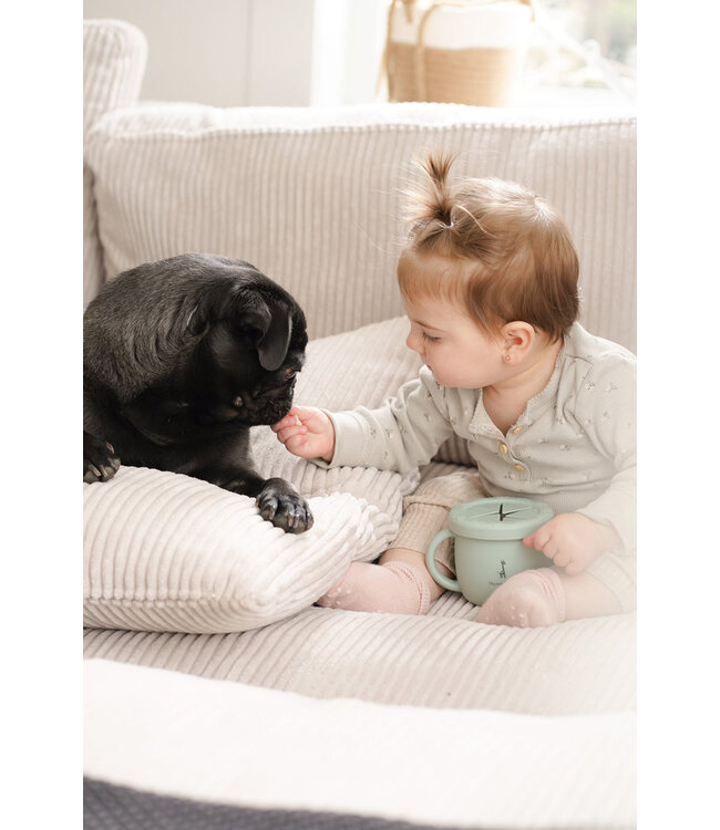 MICASSO & CO TASSE D'APPRENTISSAGE 2 EN 1 - VERT TENDRE