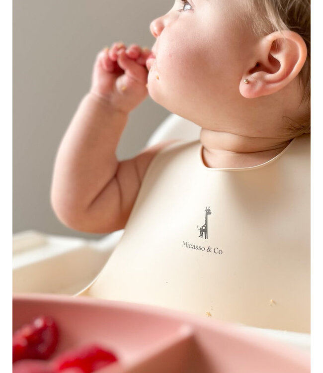 MICASSO & CO BAVOIR EN SILICONE - BLANC CRÈME