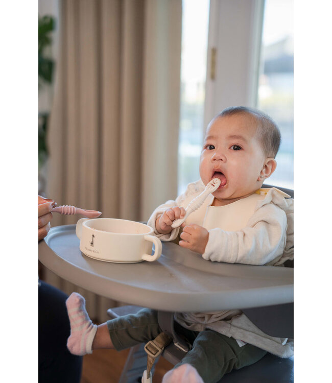 MICASSO & CO BAVOIR EN SILICONE - BLANC CRÈME