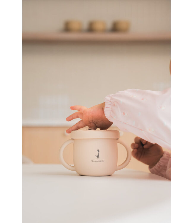 MICASSO & CO TASSE D'APPRENTISSAGE 2 EN 1 - SABLE