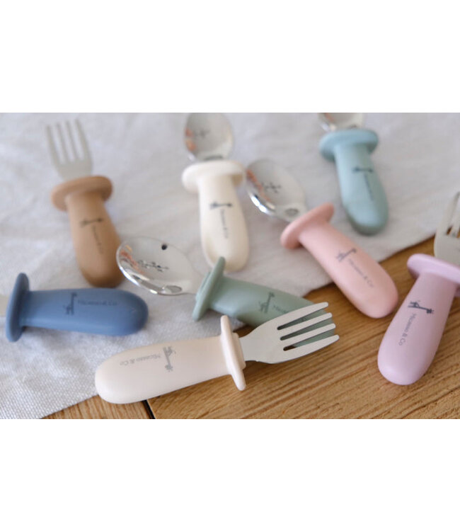 MICASSO & CO ENSEMBLE CUILLÈRE & FOURCHETTE - BLEU MAJESTUEUX