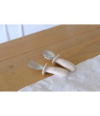 MICASSO & CO ENSEMBLE CUILLÈRE & FOURCHETTE - SABLE