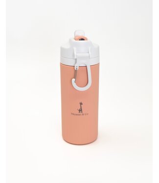 MICASSO & CO BOUTEILLE D'EAU EN SILICONE - VIEUX ROSE