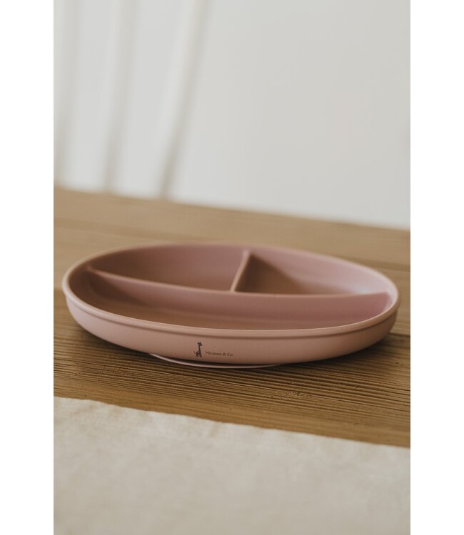 MICASSO & CO ASSIETTE À SUCCION EN SILICONE - MAUVE