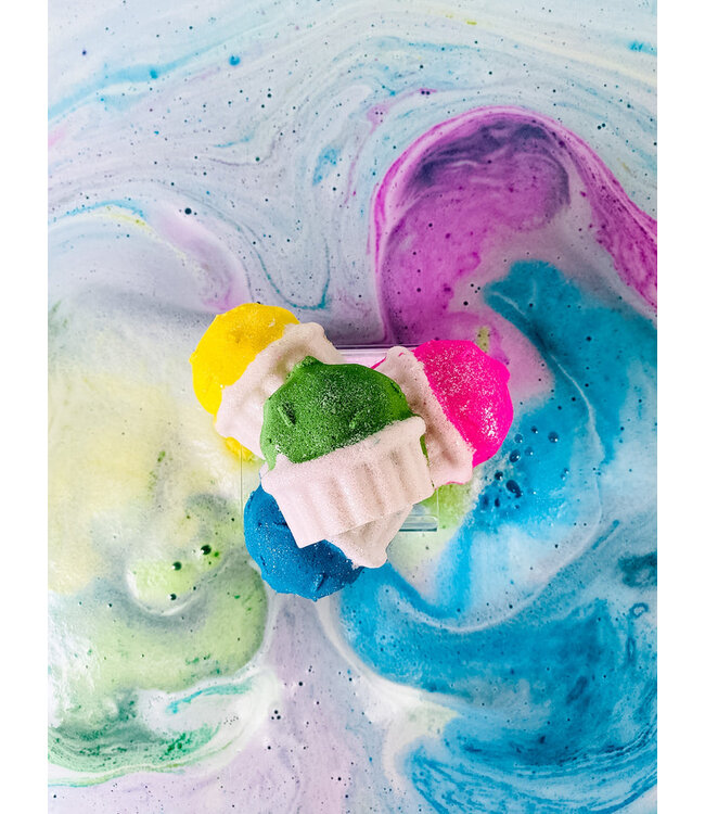 LA FABRIK BOMBE DE BAIN SURPRISE - CUPCAKES CONFETTI
