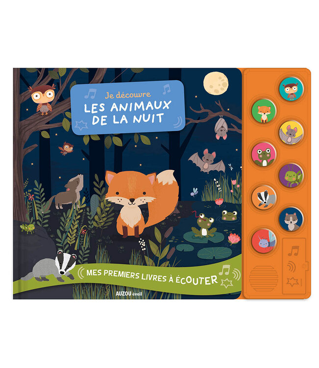 AUZOU LIVRE- ANIMAUX DE LA NUIT