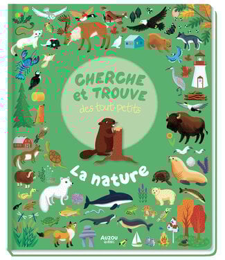 AUZOU LIVRE CHERCHE & TROUVE DES TOUT-PETITS - LA NATURE