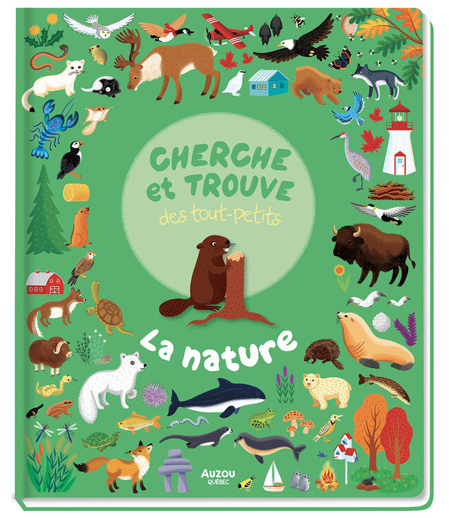 AUZOU LIVRE CHERCHE & TROUVE DES TOUT-PETITS - LA NATURE
