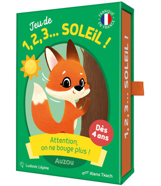 AUZOU JEU DE CARTES - 1,2,3 SOLEIL