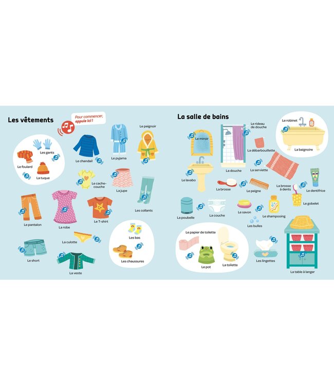 AUZOU LIVRE - MES 500 TOUT PREMIERS MOTS SONORES