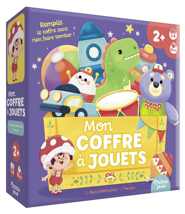 AUZOU JEU DE DEXTÉRITÉ - MON COFFRE À JOUETS