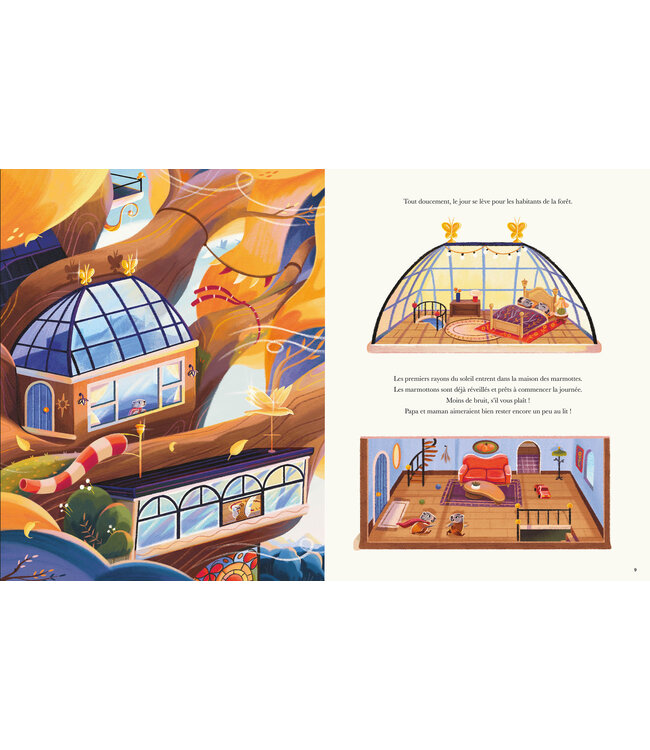 AUZOU LIVRE - SOUS LE FEUILLAGE