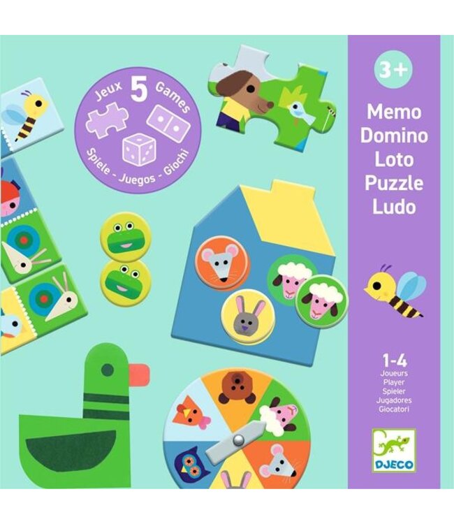 DJECO 5 JEUX -  À LA FERME