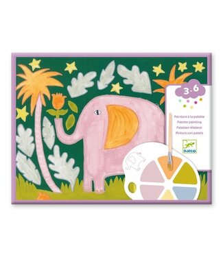 DJECO PEINTURE À LA PALETTE - LES SAUVAGES