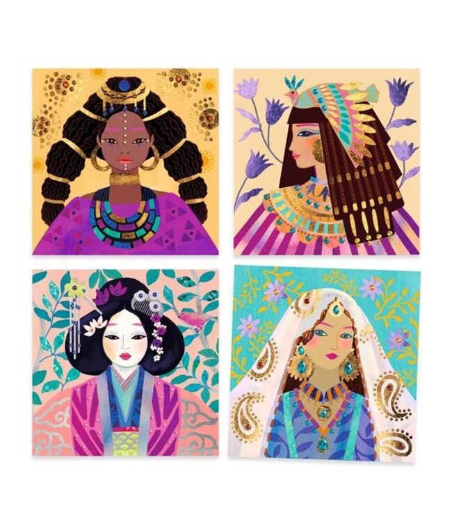 DJECO TABLEAUX DE MÉTAL - PARURES PRÉCIEUSES