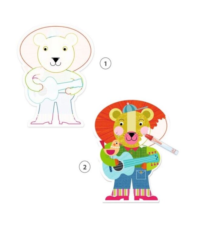 DJECO COLORIAGES MAGIQUES - ANIMALO-LEN