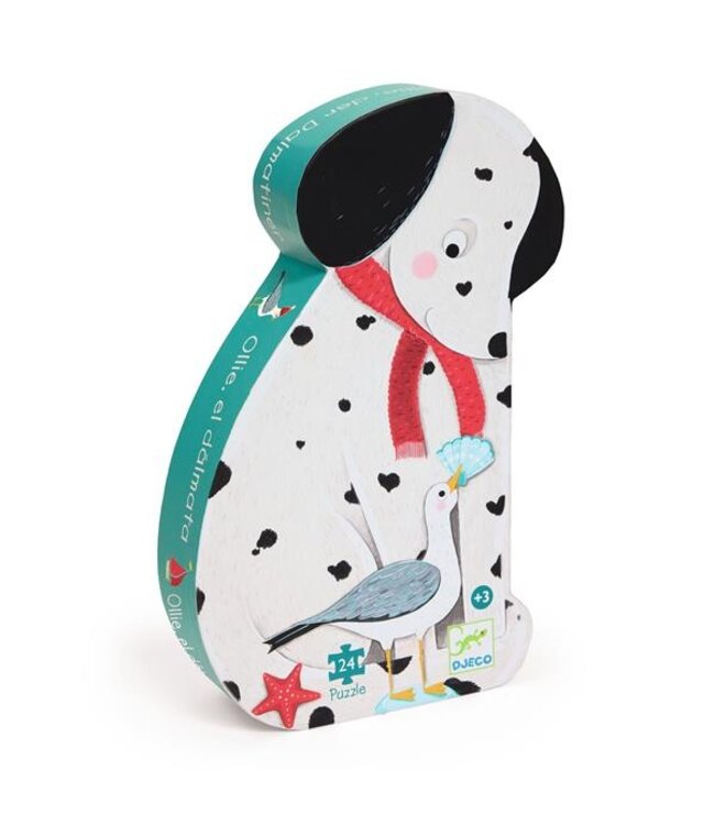 DJECO PUZZLE SILHOUETTE - OLLIE LE DALMATIEN