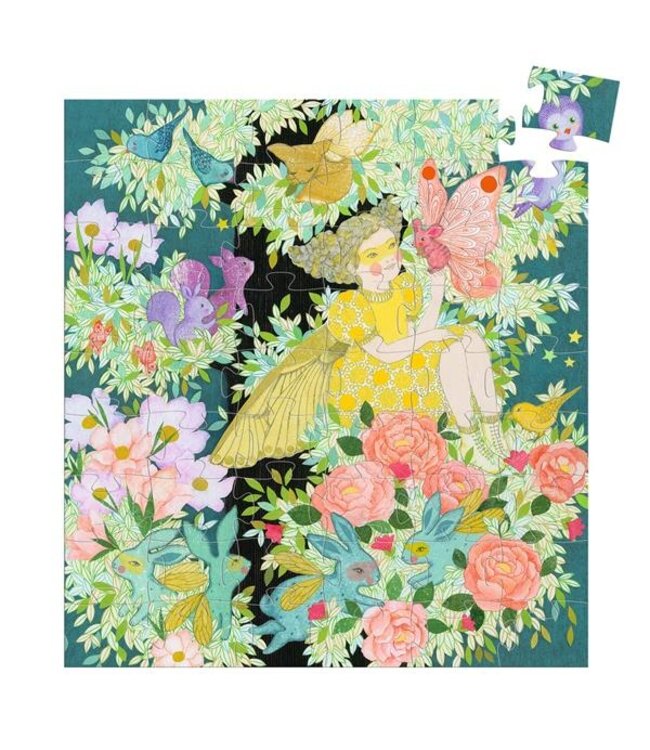 DJECO PUZZLE SILHOUETTE - L'ARBRE DE FLORA