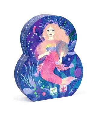 DJECO PUZZLE SILHOUETTE - ELLA LA SIRÈNE