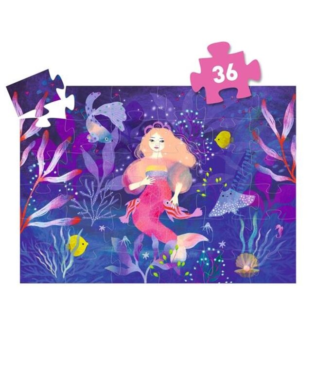 DJECO PUZZLE SILHOUETTE - ELLA LA SIRÈNE