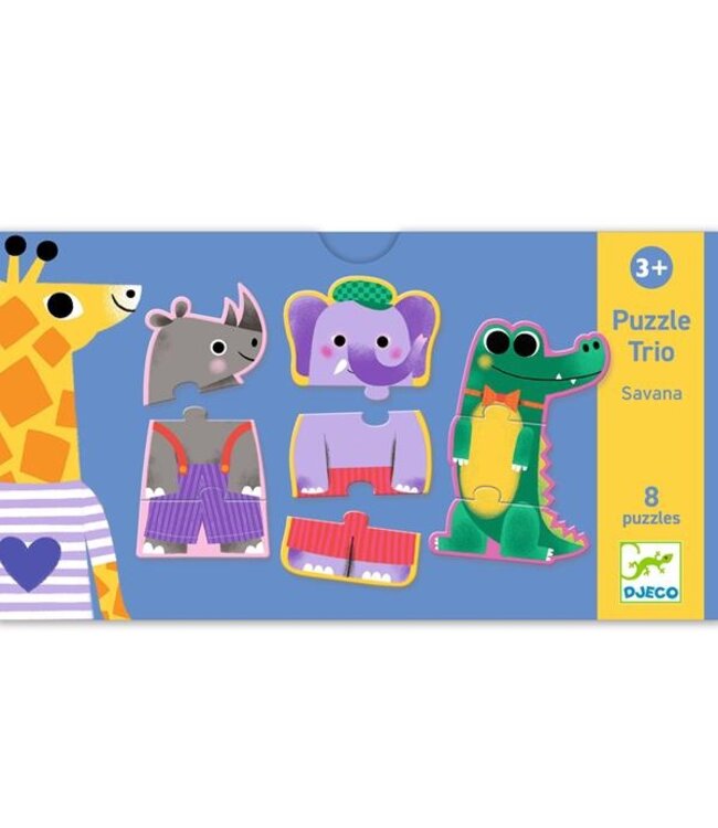 DJECO PUZZLE TRIO - SAVANA