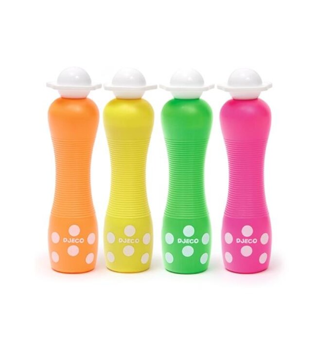 DJECO ENS. DE 4 MARQUEURS MOUSSE - NEON