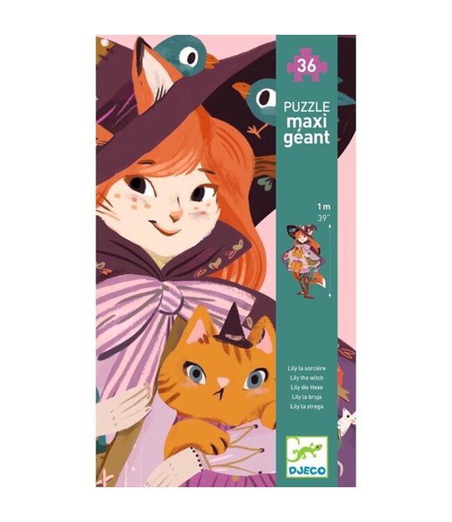 DJECO PUZZLE GÉANT - LILY LA SORCIÈRE