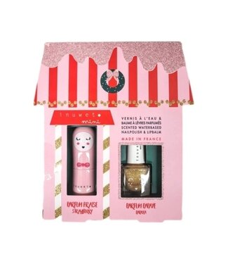 INUWET DUO JULIETTE - BAUME FRAISE & VERNIS PAPAYE