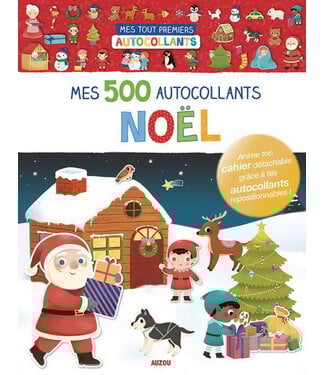 AUZOU MES 500 AUTOCOLLANTS - NOEL