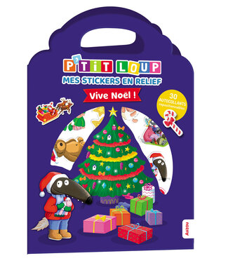 AUZOU STICKERS EN RELIEF - P'TIT LOUP