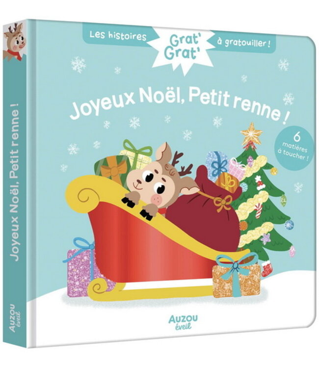 AUZOU LIVRE - JOYEUX NOEL PETIT RENNE