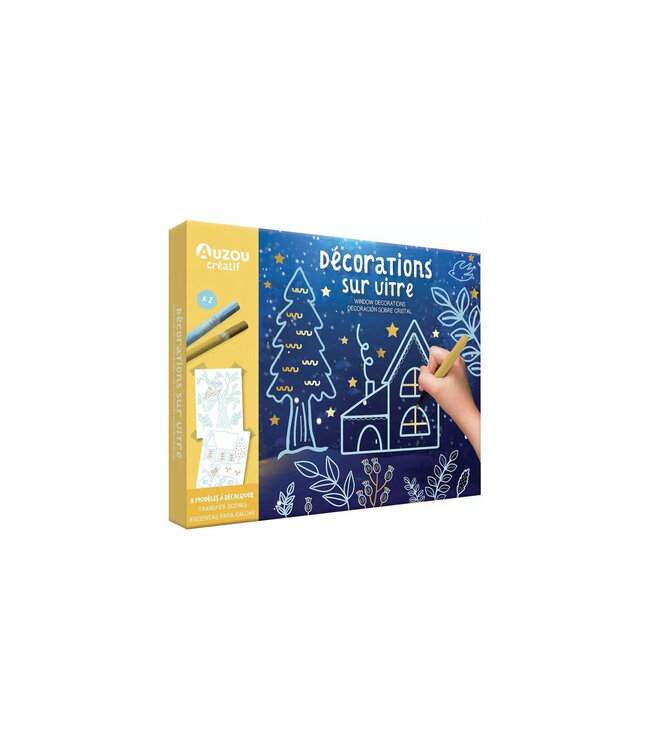 AUZOU ENS. CRÉATIF - DÉCORATIONS SUR VITRES