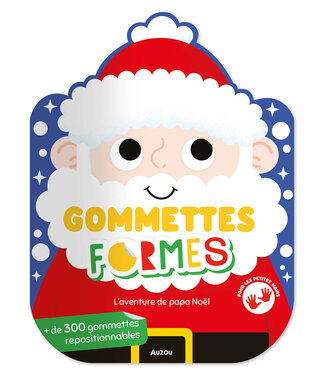 AUZOU LIVRE DE GOMETTES - PAPA NOEL