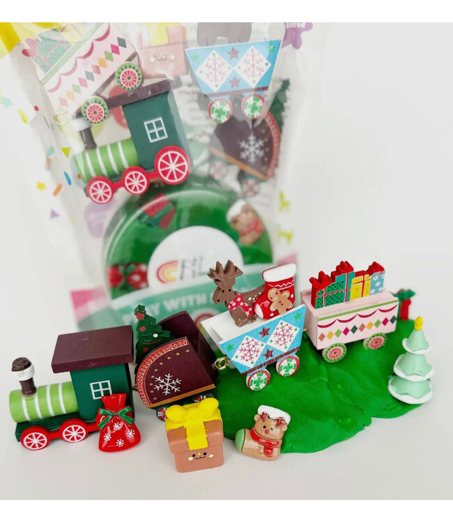 EGKD ENSEMBLE PÂTE À MODELER - TRAIN DE NOEL