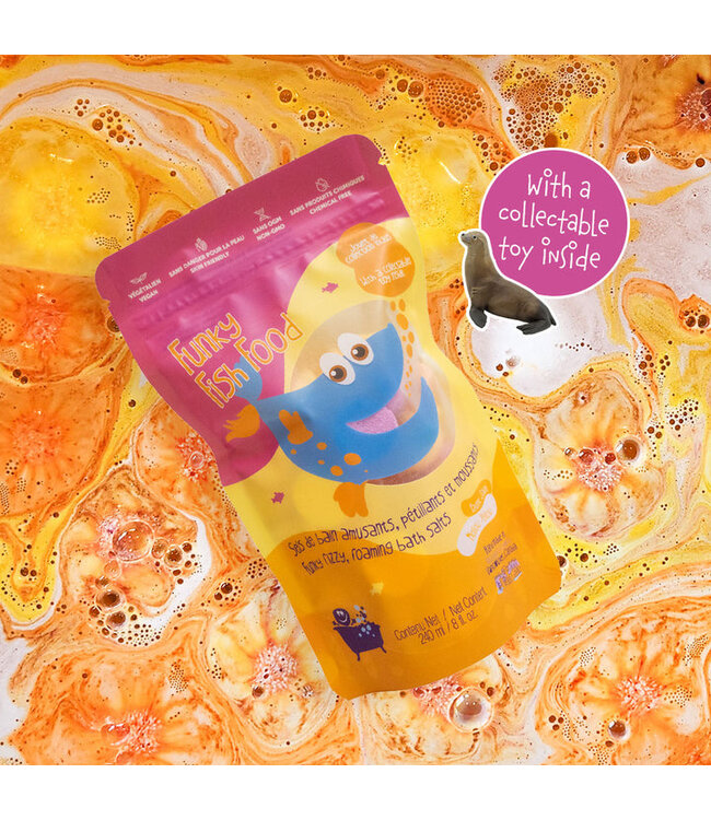 LOOT TOYS FUNKY FISH FOOD - FAUDE JAUNE